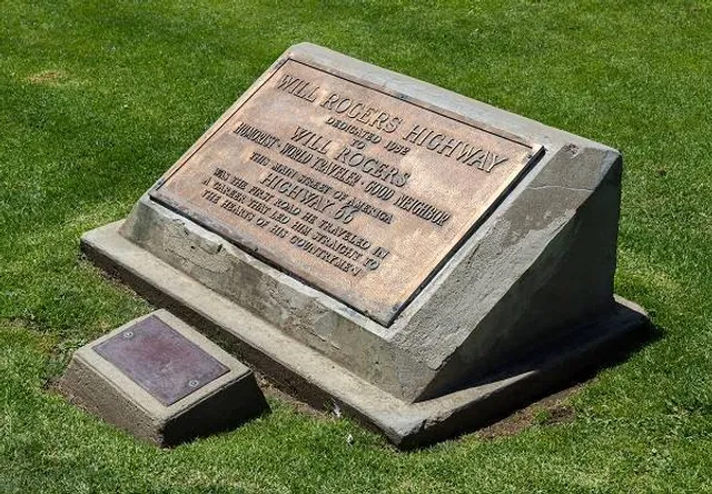 Will Rogers Highway Marker