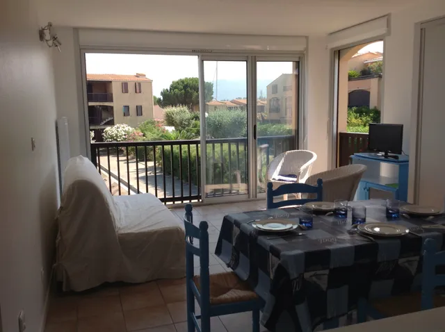 Marina with shared pool at Saint Cyprien Plage