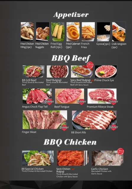 88 Korean BBQ & Hot Pot All You Can Eat