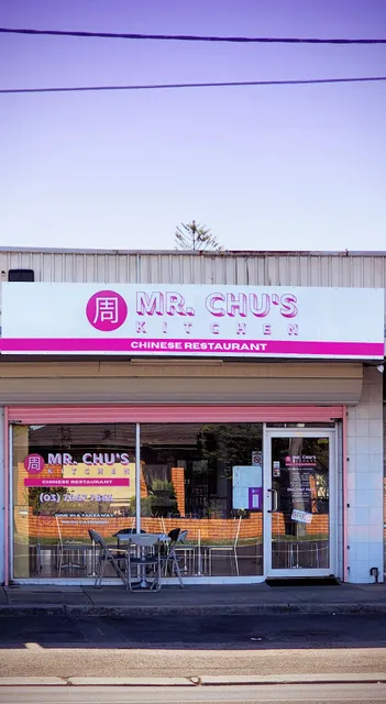 Mr. Chu's Kitchen | Chinese Restaurant | Fully Licensed & BYO