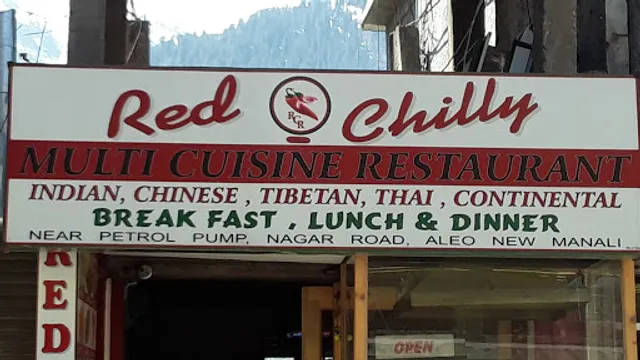 Red _Chilly Multi cuisine Restaurant attached to Puja general store Near petrol pump Naggar Road Aleo Manali (H.P.) India