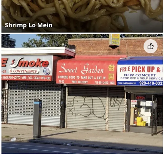 Sweet Garden Chinese food to take out and eat in