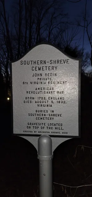 Southern-Shreve Cemetery Historical Marker