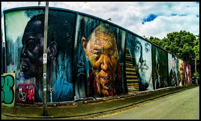 Fitzroy Faces Street Art