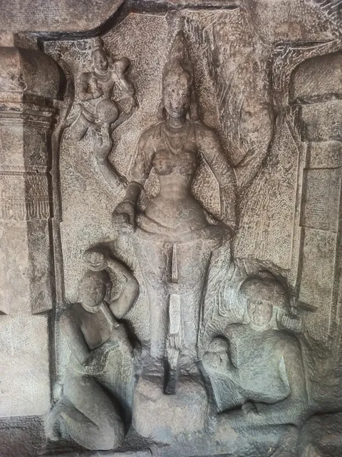 Pallavar lower rockcut cave temple