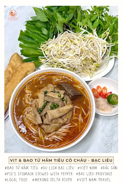 Vịt & Bao Tử Hầm Tiêu Cô Châu - Bạc Liêu