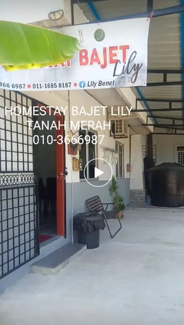 HOMESTAY BAJET LILY .JALAN KUBUR,BANDAR TANAH MERAH.