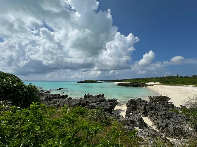 A depression visible in the pigeon lake.
