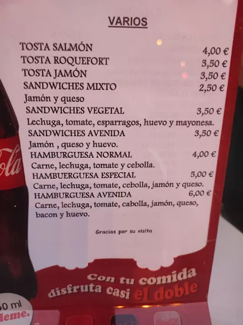 Café bar avenida