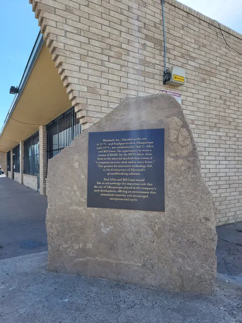 Historic Microsoft Headquarters Plaque