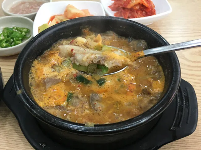 진미 순대국 감자탕