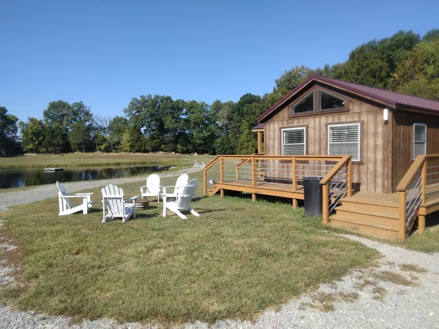 Dam Near Lake of Egypt Cabins by SIVR