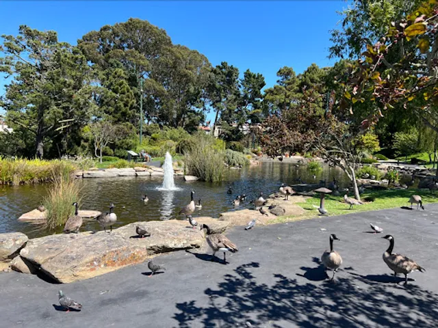 Letterman Digital Arts Center Recycled Water Pond at Lucas