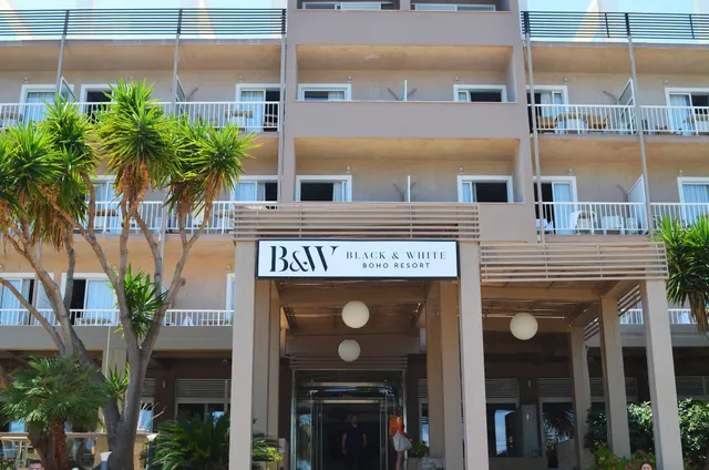 Black & White Boho Resort