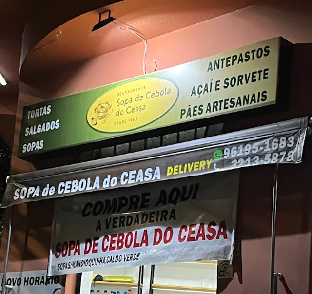 Restaurante Sopa de Cebola do Ceasa