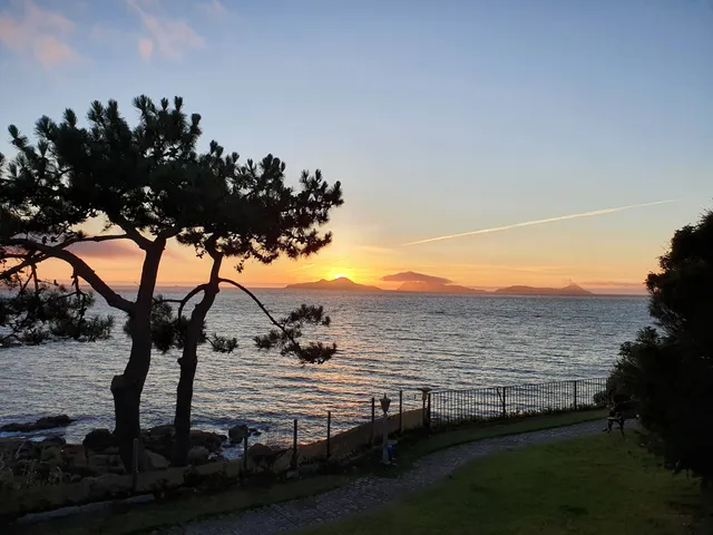 Casas sobre el mar en Vigo