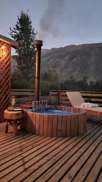 Las Trancas Cabañas Tronco Mayen