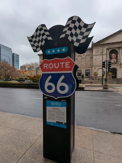 Historic Begin Route 66 Sign