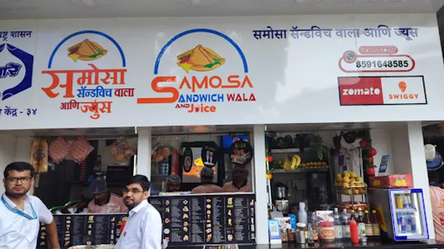 SAMOSA SANDWICH WALA AND JUICE