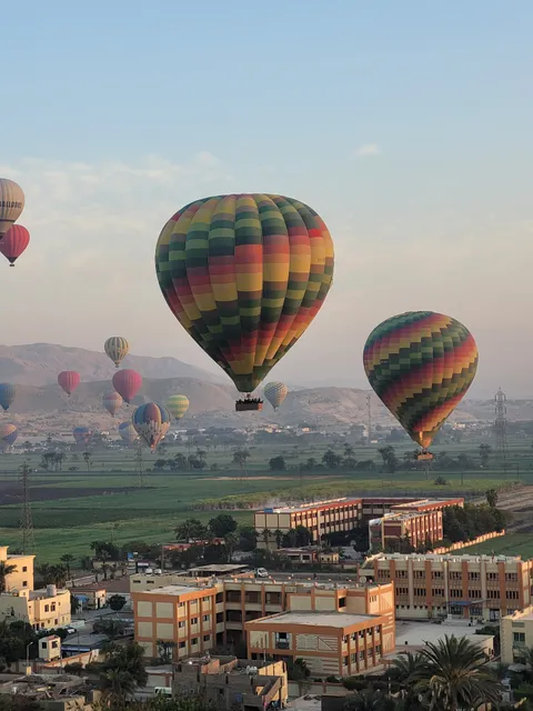 Captain Moo balloon over luxor