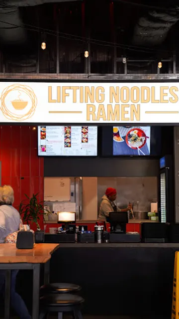 Lifting Noodles Ramen