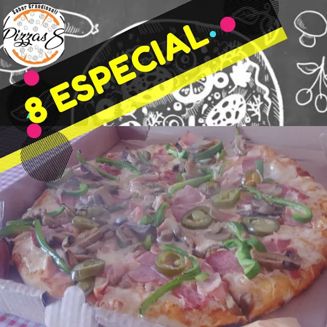 Pizzas ocho