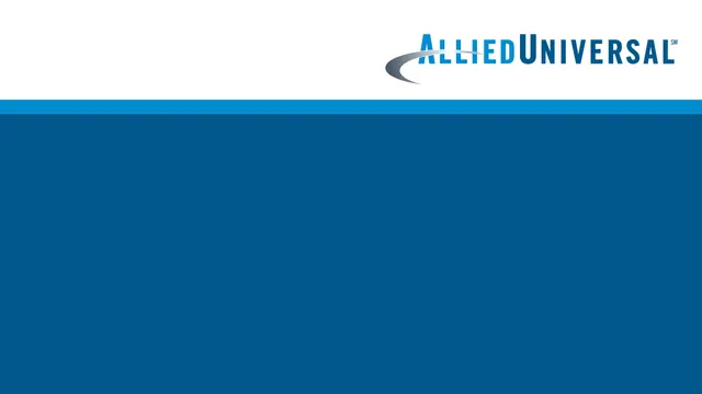 Allied Universal® Security Services