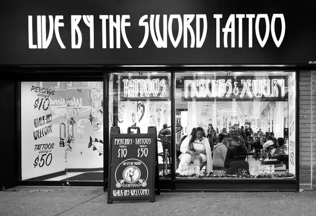 Live By The Sword Tattoo - Union Square