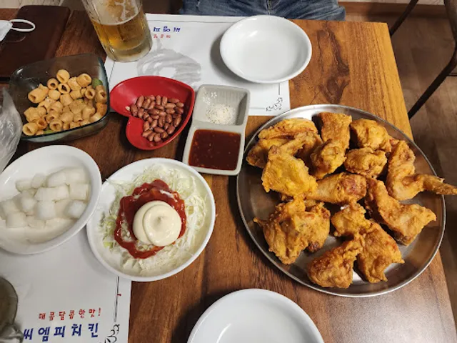 참나무통닭구이