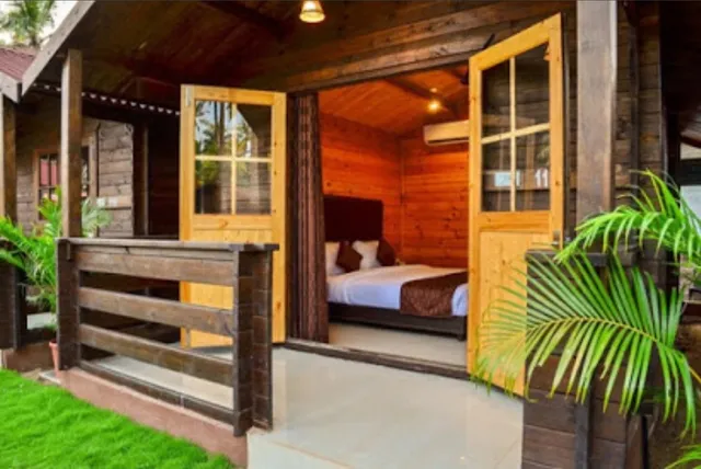 Resort at Morjim beach