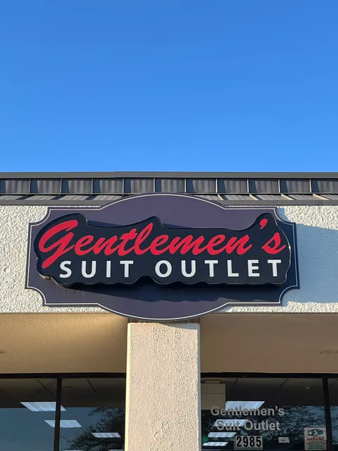 Gentlemen's suit outlet