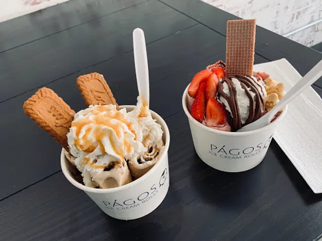 Págos Ice Cream Rolls and Bubble Tea