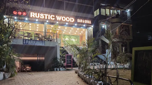 Rustic Wood Bar & Grill