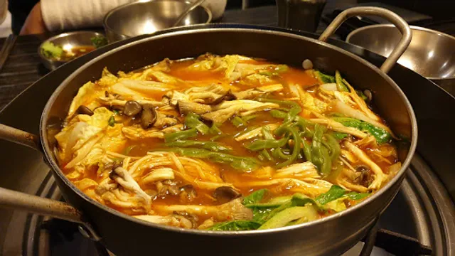Choi's Spicy Mushroom Stew and Kalguksu