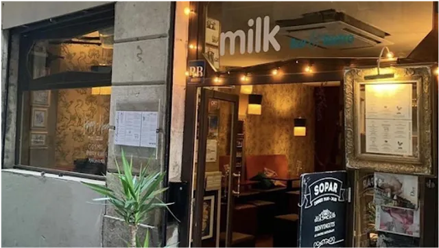 Milk esmorzars · tapes · bar