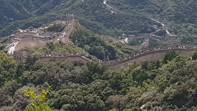 The Great Wall at Badaling Parking Lot