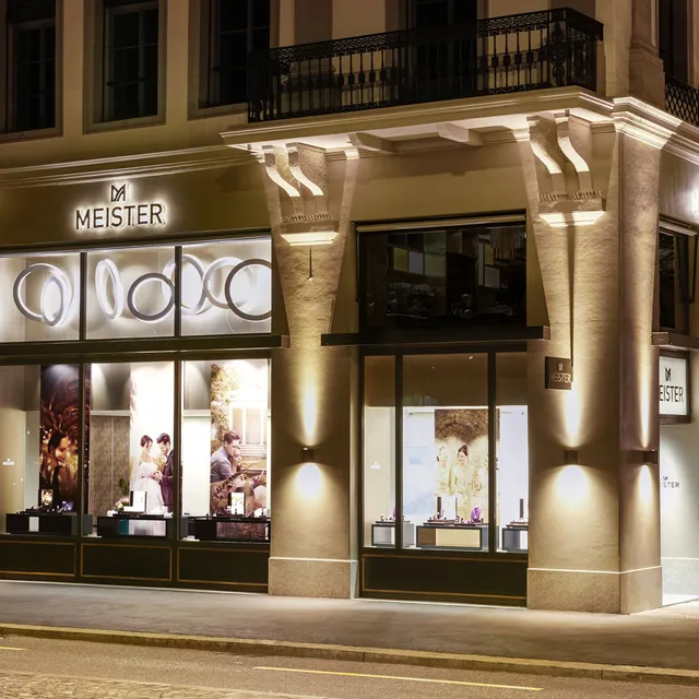 MEISTER Trauringe, Verlobungsringe und Schmuck im MEISTER Store in Zürich