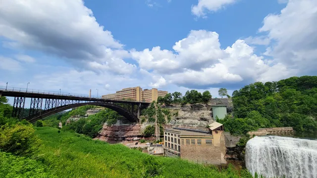 Genesee River Lower Falls at Maplewood Park