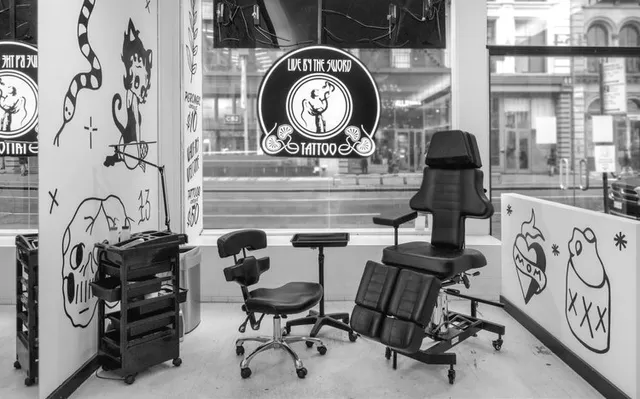 Live By The Sword Tattoo - Soho