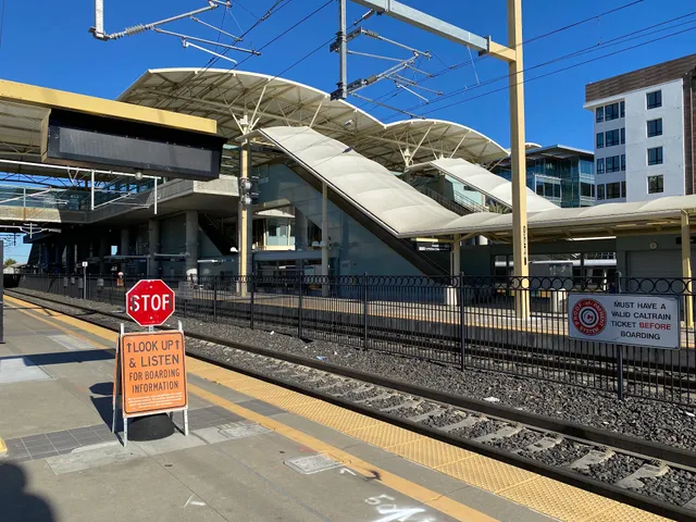 Millbrae Caltrain Parking Lot