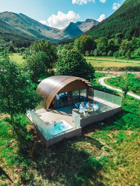 SeaBeds Luxury Lookouts with Hot Tubs @ Woodlands Glencoe