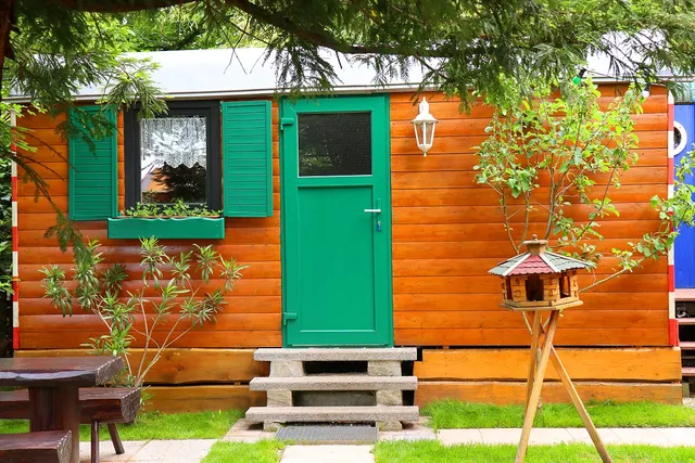 Schlafen im Bauwagen