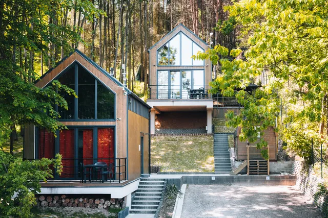 Wzgórza Kunowskie - domy na wynajem z basenem, baliami i saunami