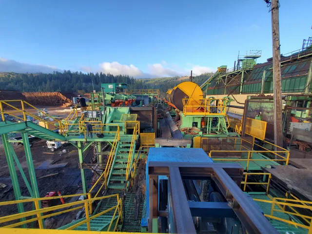 Humboldt Redwood Company Lumber Mill