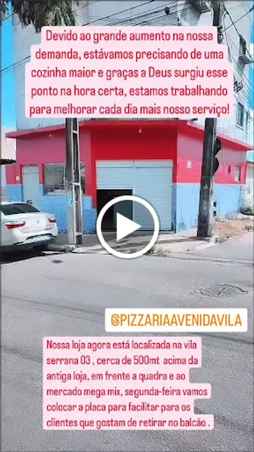 Pizzaria avenida UNI VILA SERRANA
