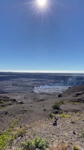 Hale Ma'uma'u Volcano Crater