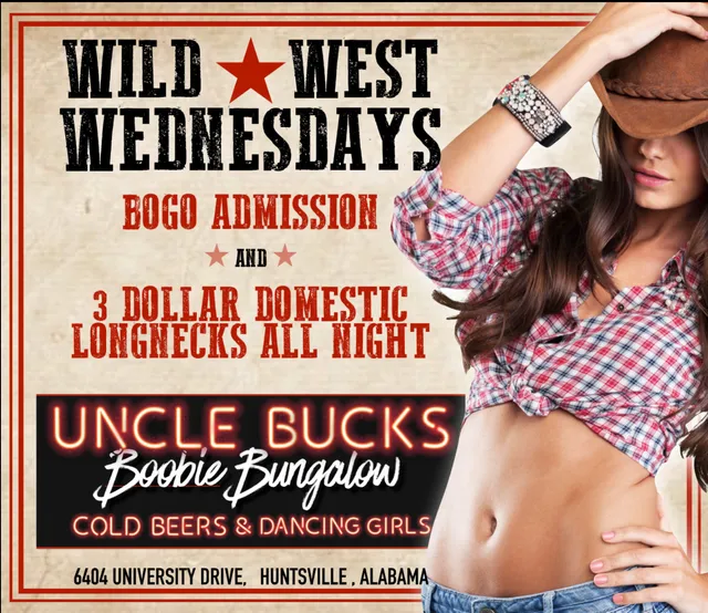 Uncle Buck's Boobie Bungalow - Huntsville Strip Joint