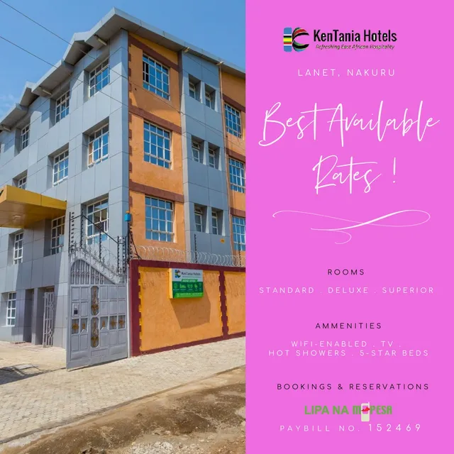 KenTania Hotels & Spa, Lanet, Nakuru - Kenya