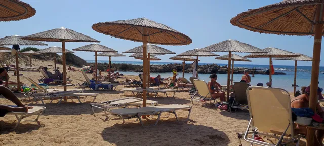 Tiny beach, pink sand
