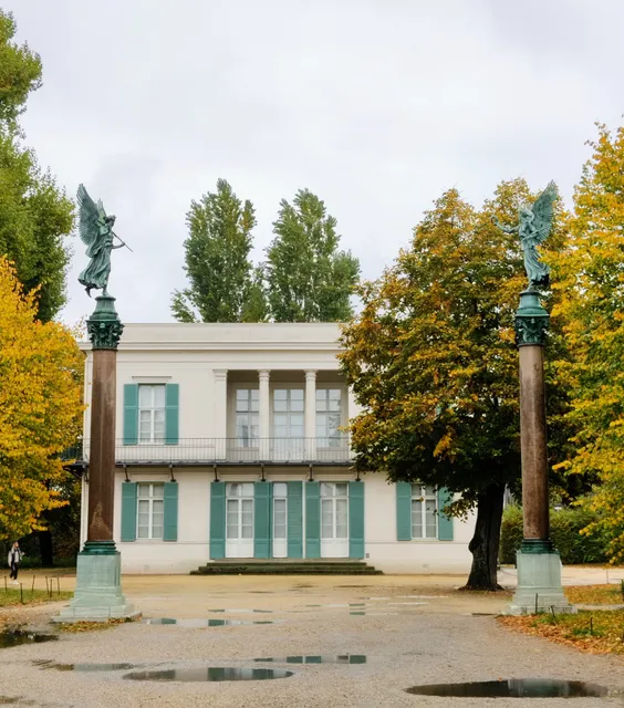 New pavilion in the palace garden of Charlottenburg